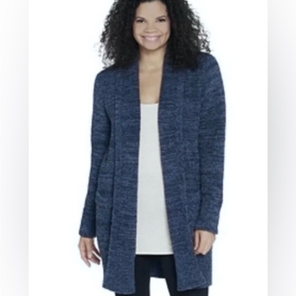 Barefoot Dreams Cozy chic cardigan  add j long line sweater coat 1X